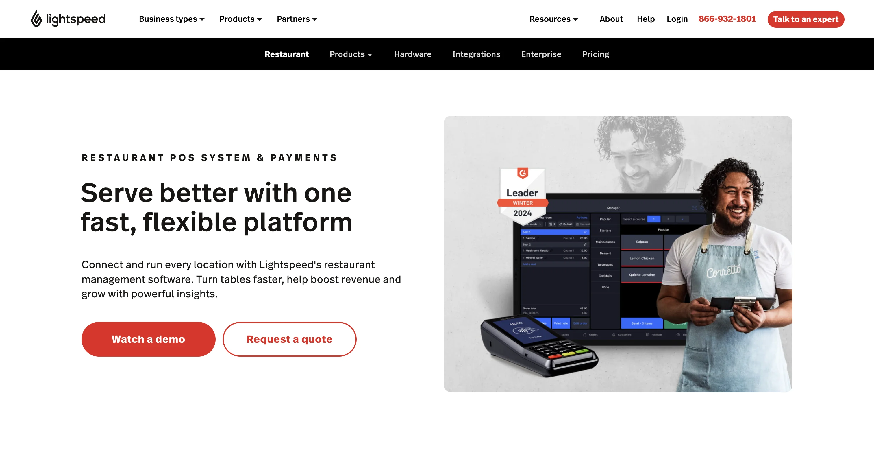 Lightspeed restaurant POS