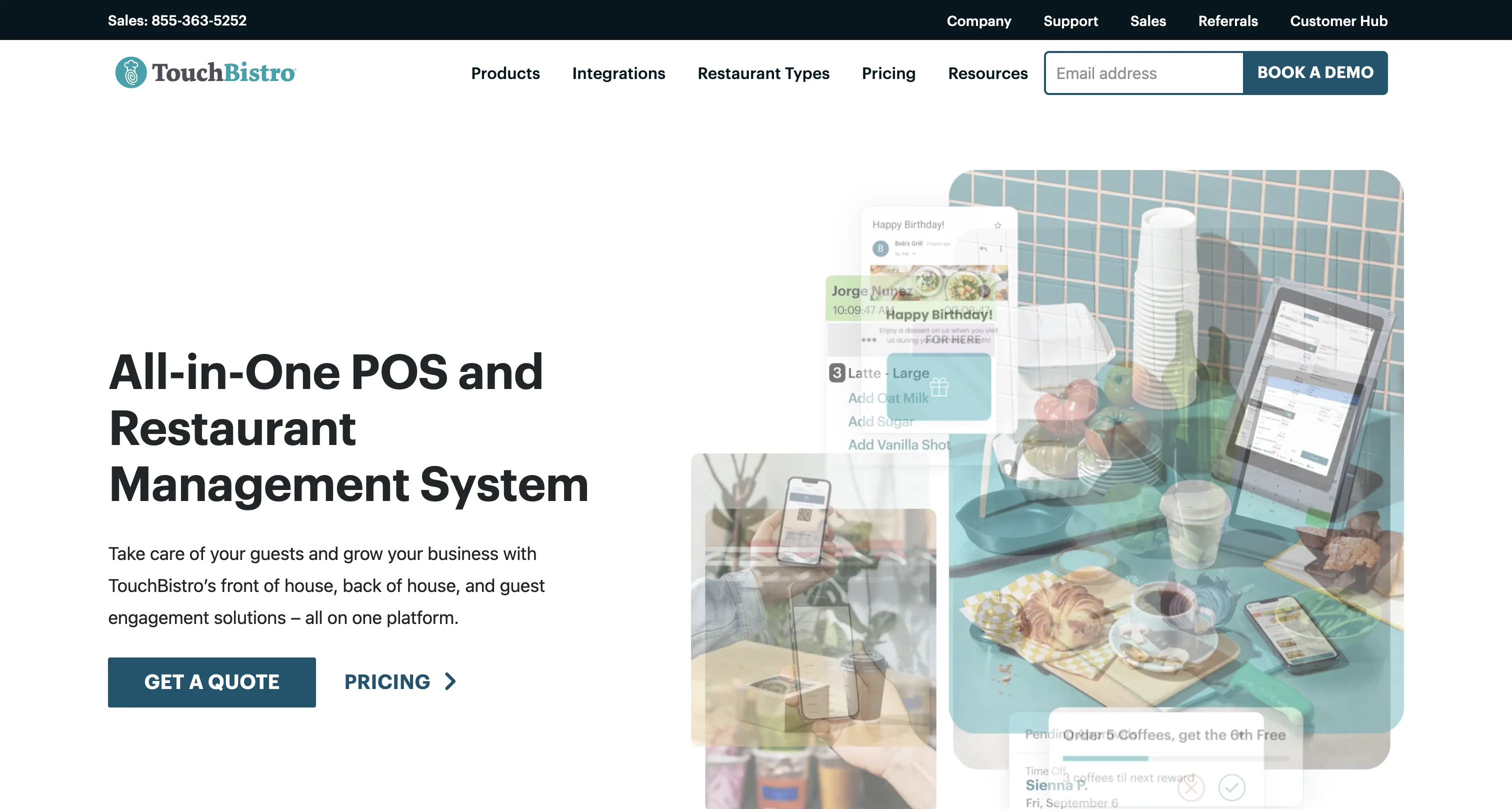 TouchBistro POS and restaurant management